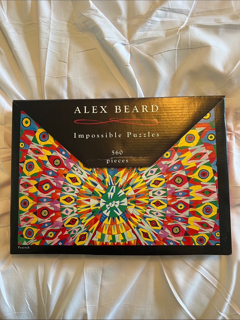 Alex Beard Impossible Puzzle - Peacock Design